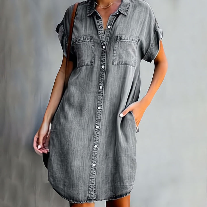 Lorisse | Button-Down Shirt Dress