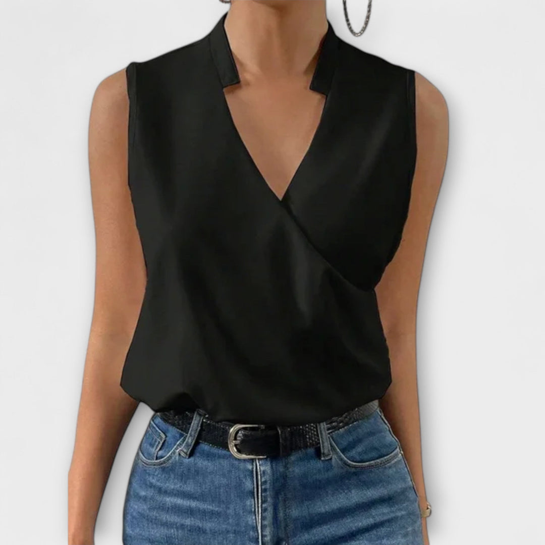 Barbara | Sophisticated V-neck Top
