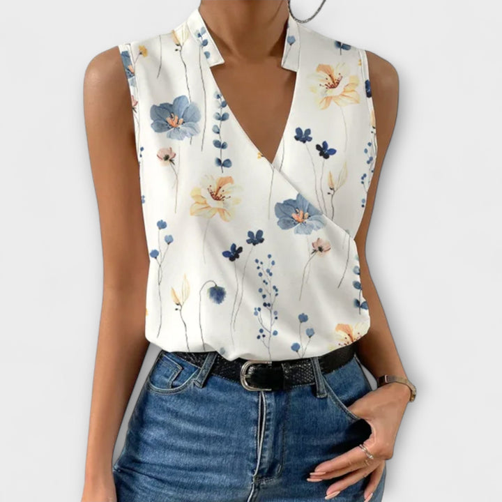 Barbara | Sophisticated V-neck Top