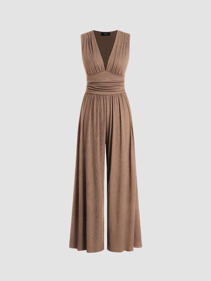 Stella | Elegant Sleeveless Wide Leg Jumpsuit Soft Fit