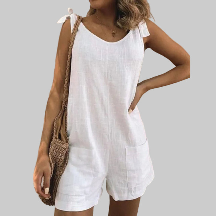 Lyla | Elegant Sleeveless Tummy-Coverage Playsuit