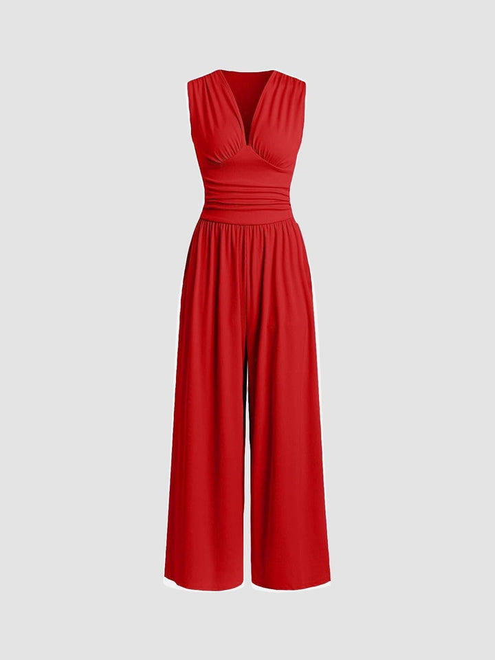 Stella | Elegant Sleeveless Wide Leg Jumpsuit Soft Fit