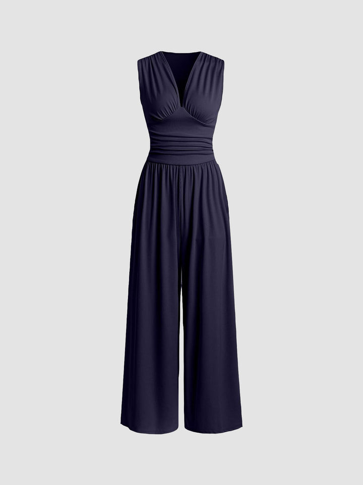 Stella | Elegant Sleeveless Wide Leg Jumpsuit Soft Fit