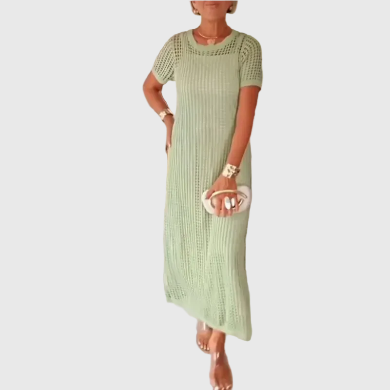 Adeline | Cut-Out Long Maxi Dress + Free Inner Dress
