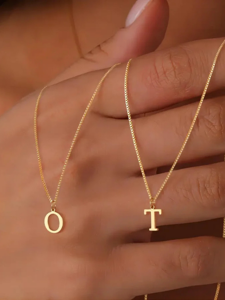 Enya | Gold Initial Necklace