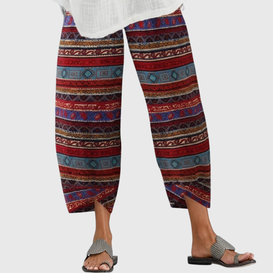 Maribel  | High Waist Wide Leg Trousers