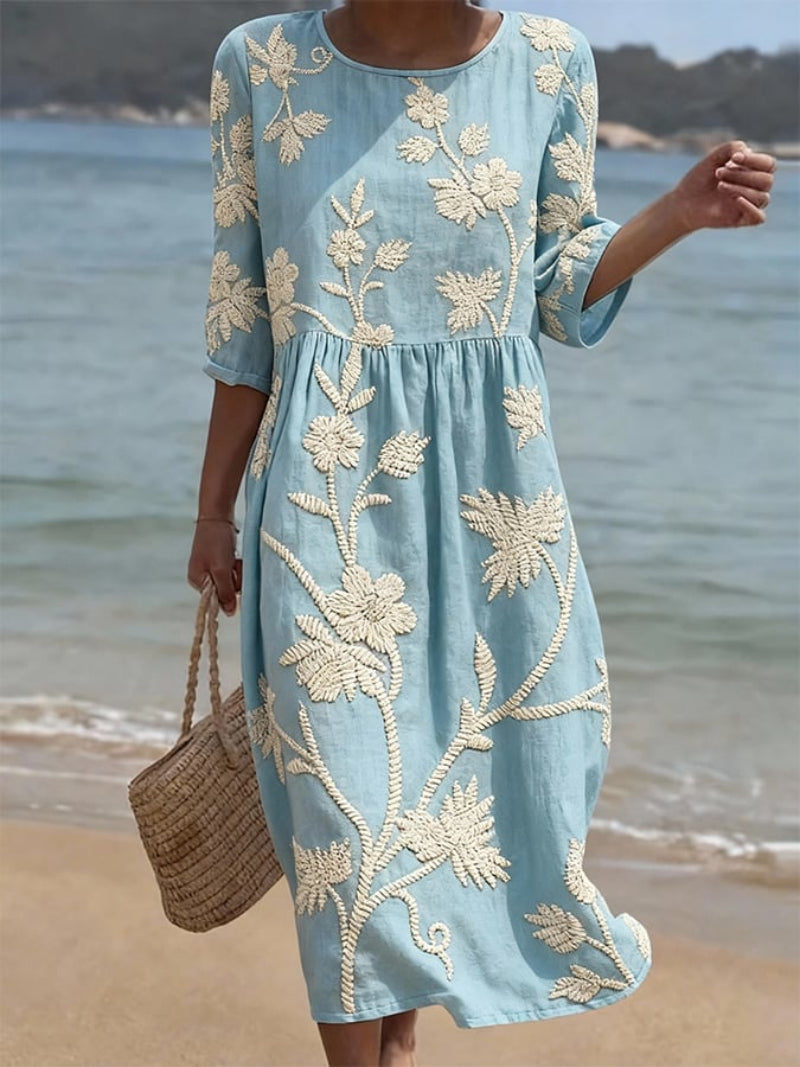 Lucie | Casual Women's Dress with Floral Print