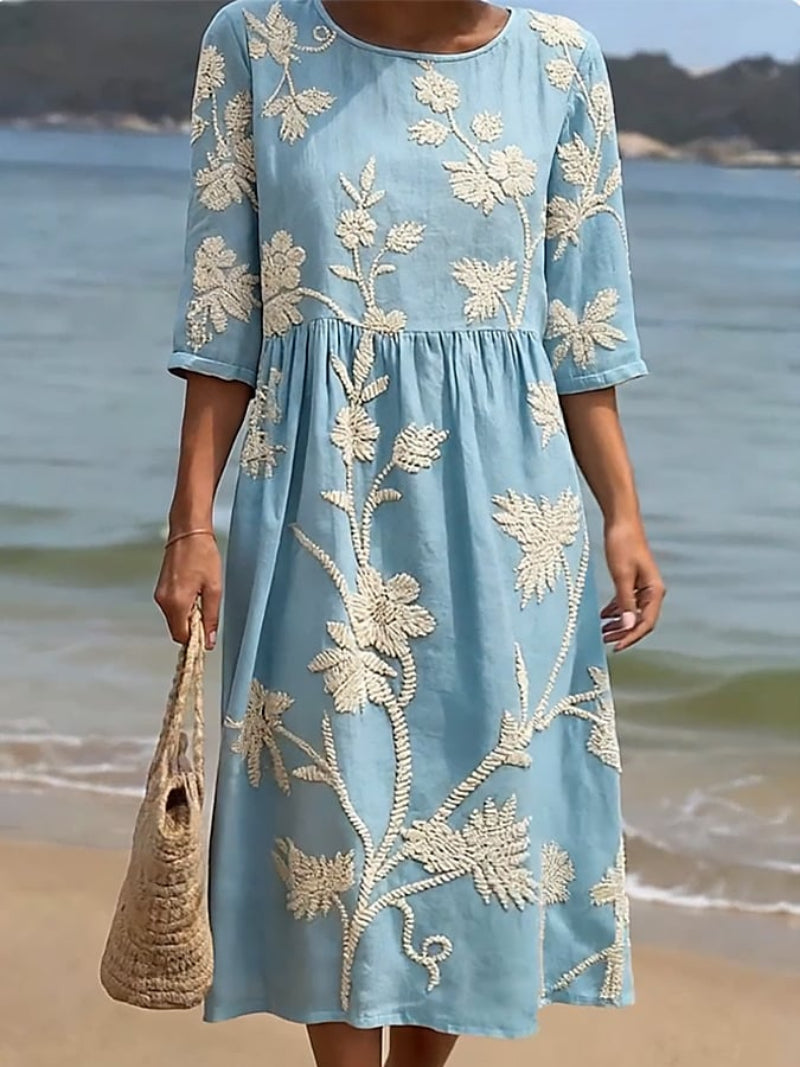 Lucie | Casual Women's Dress with Floral Print