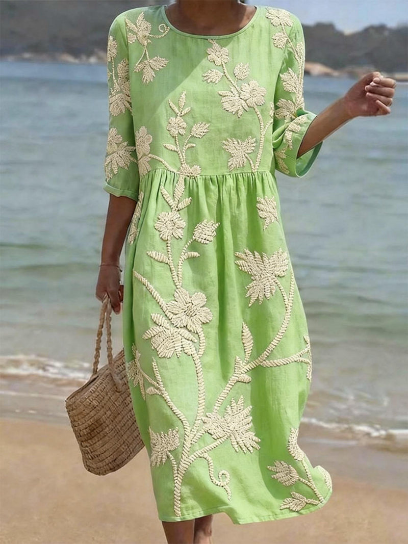 Estelle | Casual Women's Dress with Floral Print