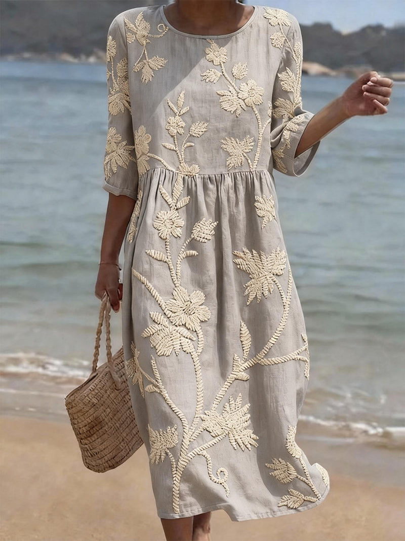 Camille | Casual Women's Dress with Floral Print