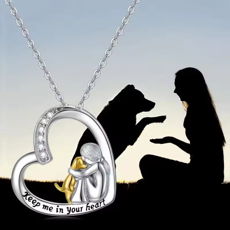 Eleanor Rose | Dog Embrace Necklace