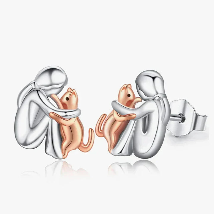 Eleanor Rose | Cat Embrace Earrings