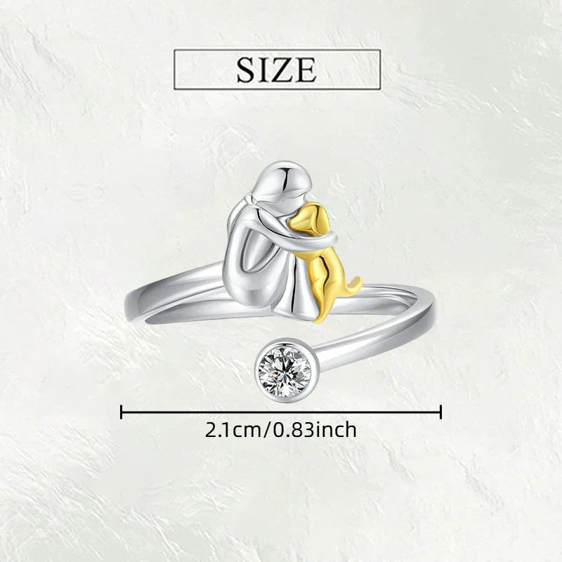 Eleanor Rose | Dog Embrace Ring