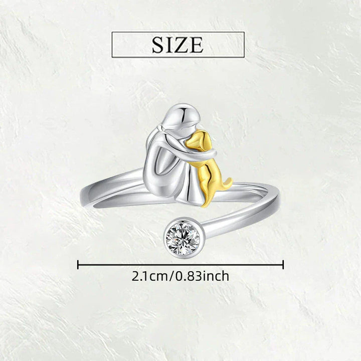 Eleanor Rose | Dog Embrace Ring