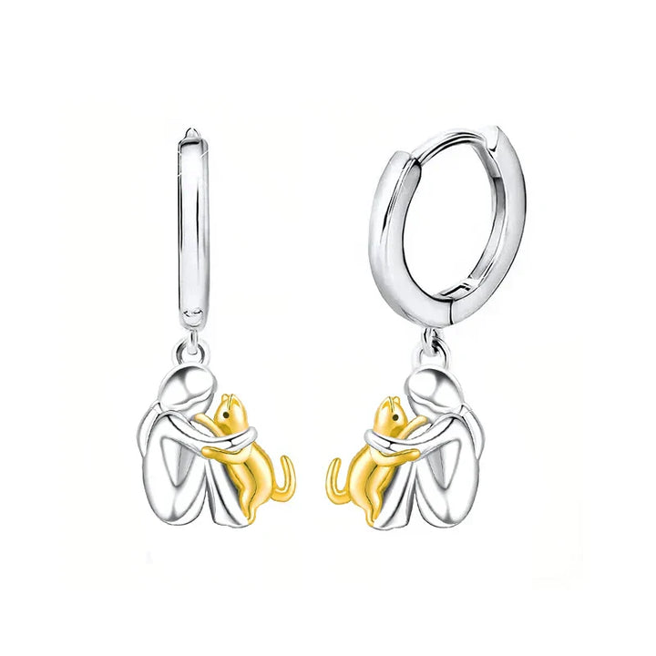 Eleanor Rose | Cat Embrace Earring (Round Closure)