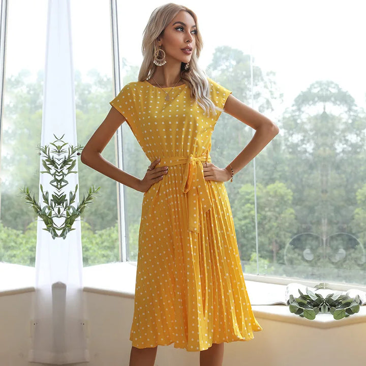 Beth | Polka Bloom Dress