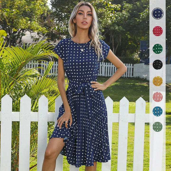 Beth | Polka Bloom Dress