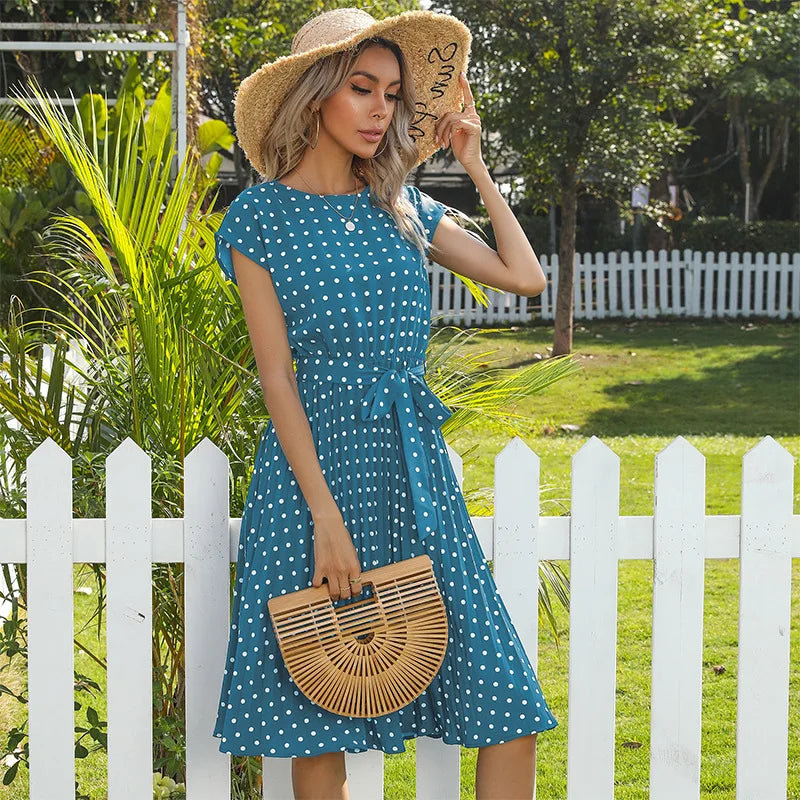 Beth | Polka Bloom Dress