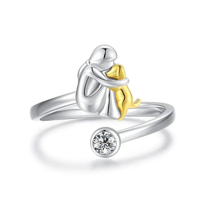 Eleanor Rose | Dog Embrace Ring