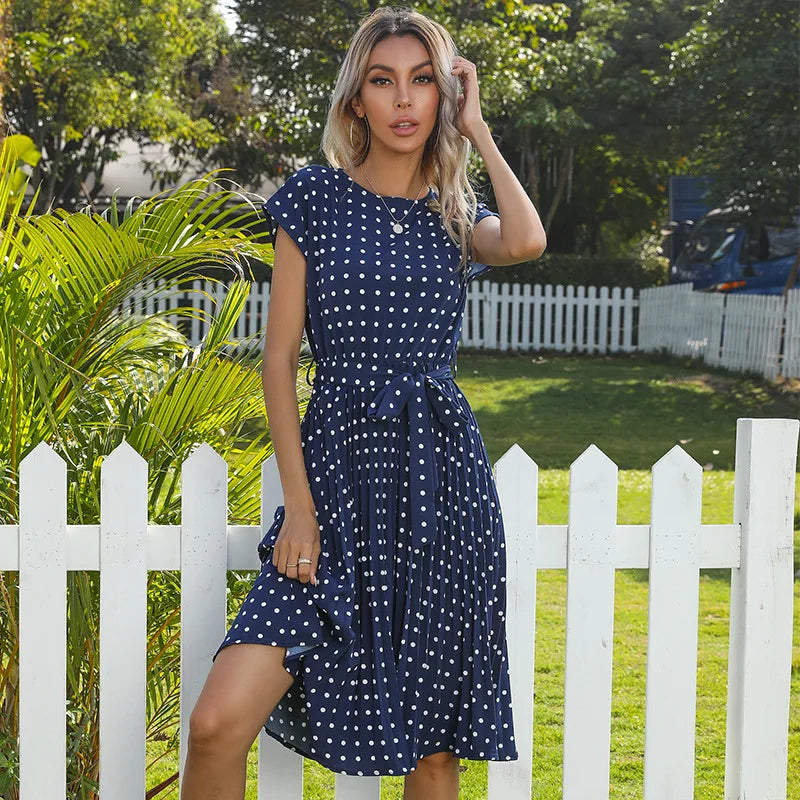 Beth | Polka Bloom Dress