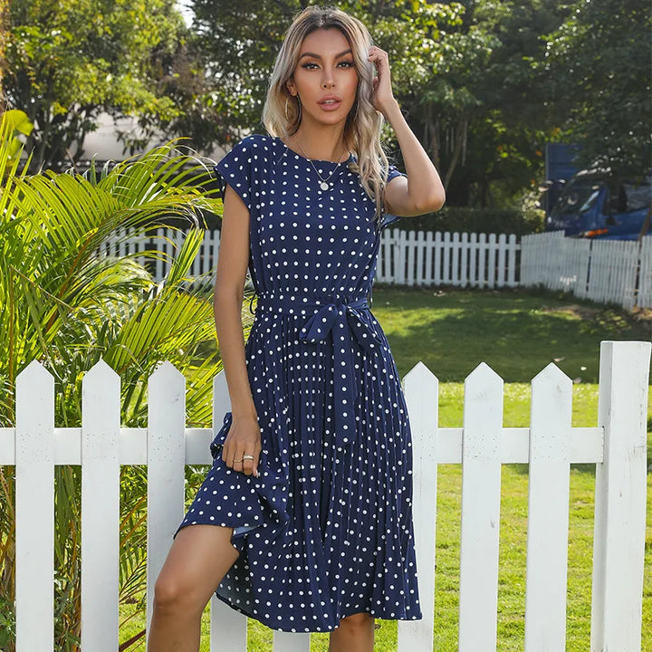 Beth | Polka Bloom Dress