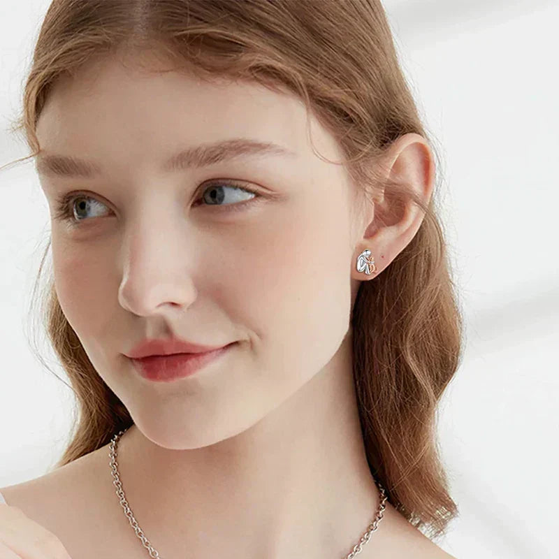 Eleanor Rose | Cat Embrace Earrings