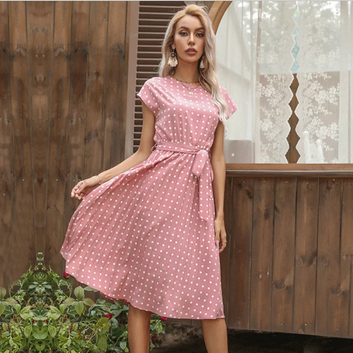 Beth | Polka Bloom Dress