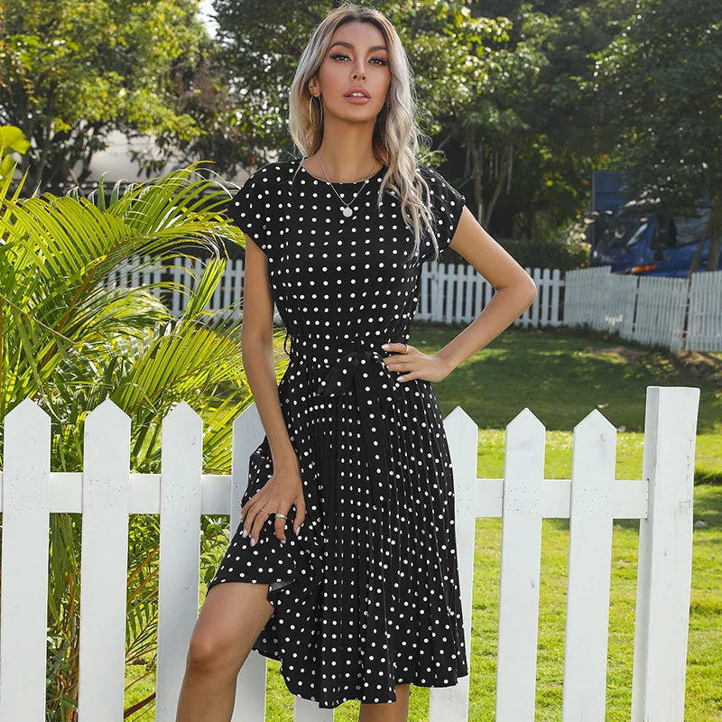 Beth | Polka Bloom Dress
