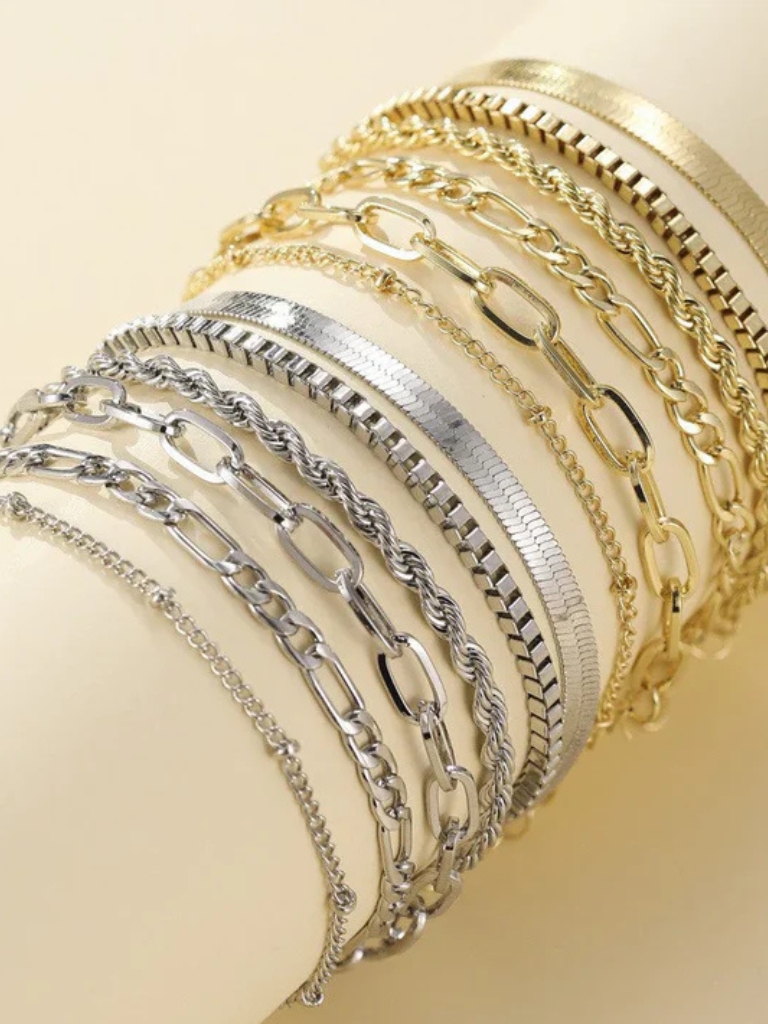 Fiora | Chain Bracelet Set