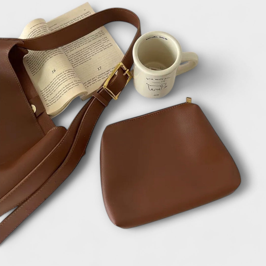 Eleanor | Elegant Leather Shoulder Bag