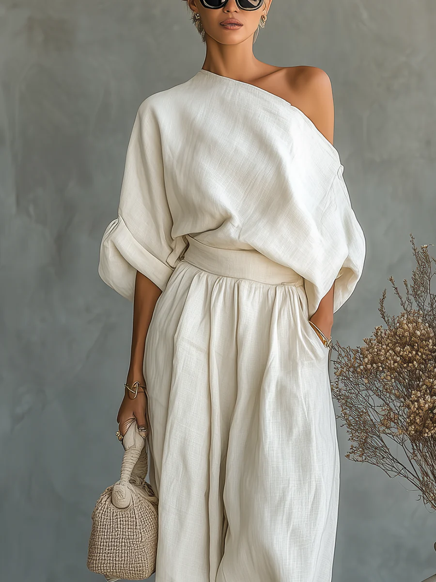 Mila | Two-Piece Set with Off-Shoulder Design