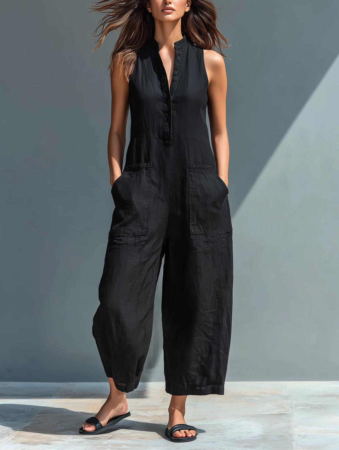 Lotte | Minimalist Sleeveless Jumpsuit