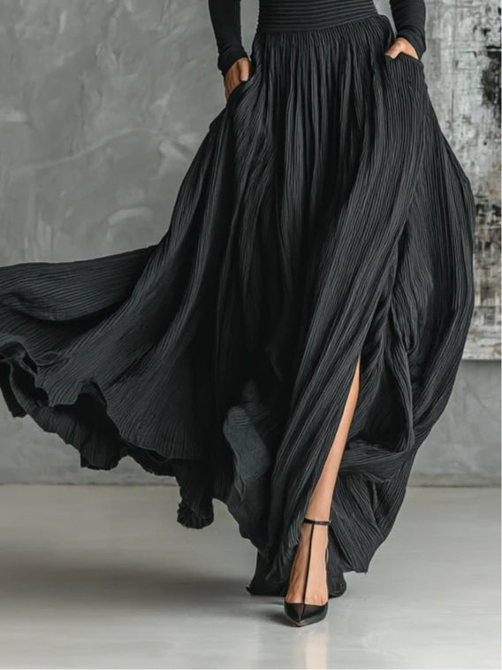 Eva | Elegant Ensemble with Pleated Skirt