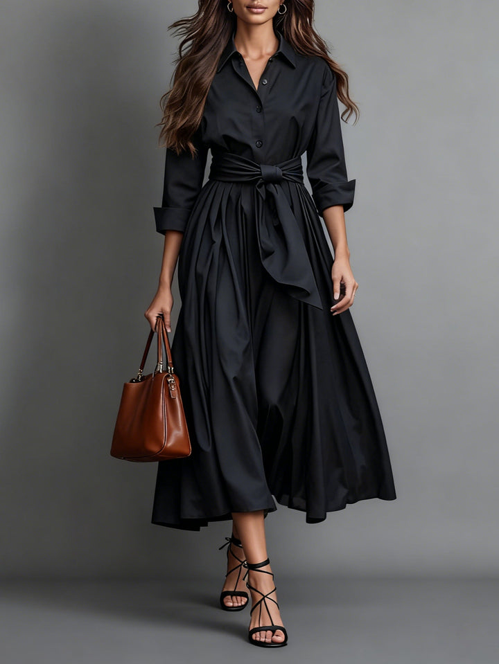 Marise | Elegant Maxi Dress with Bow Detail