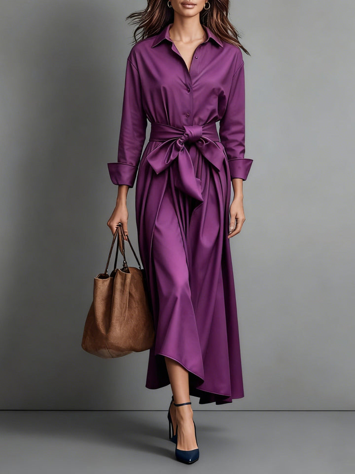 Marise | Elegant Maxi Dress with Bow Detail