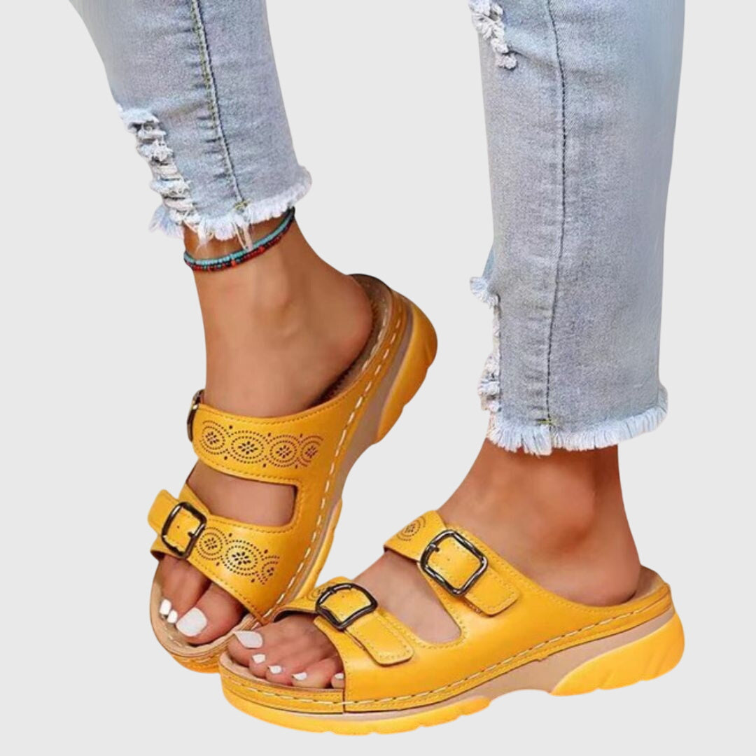 Hannah | Orthopedic Leather Sandals
