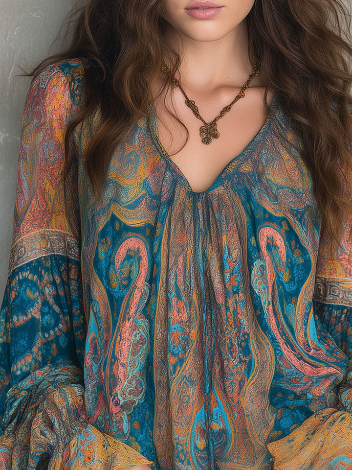 Clara | Bohemian Flow Blouse