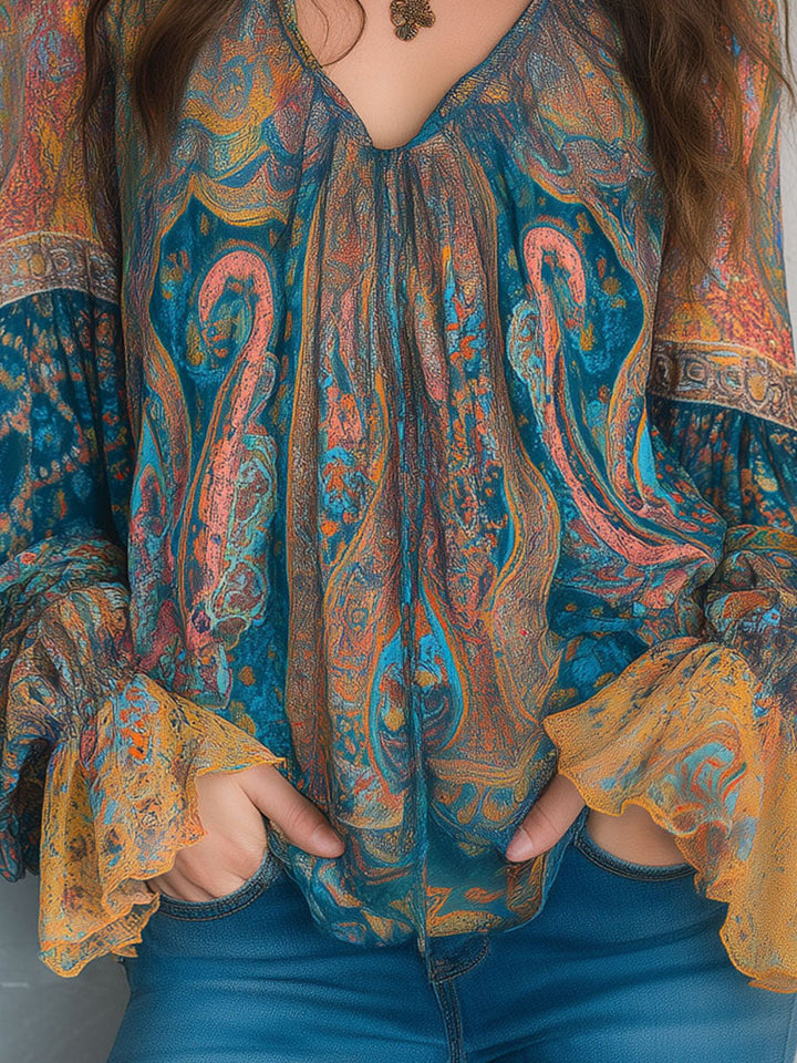 Clara | Bohemian Flow Blouse