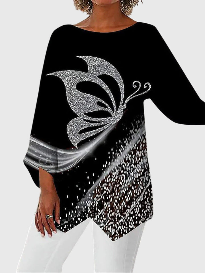 Elizabeth | Elegant Crew Neck Top