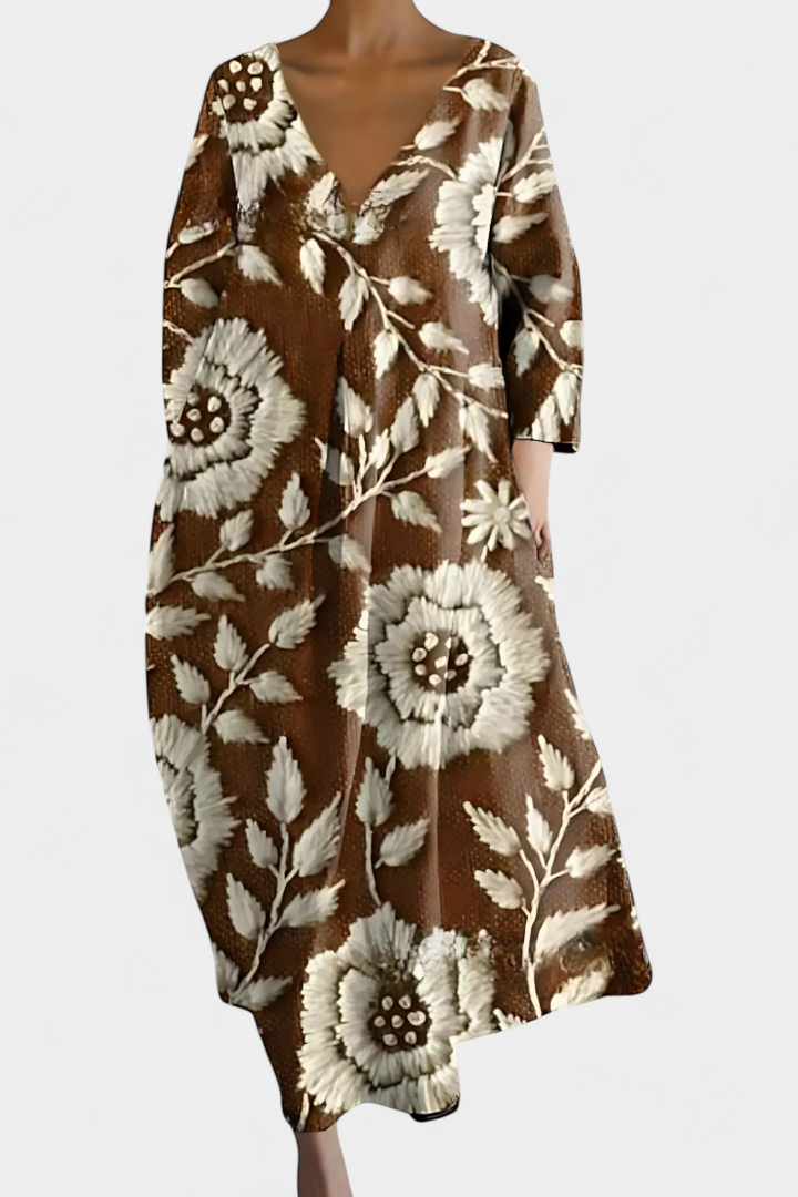 Beatrix | Comfortable V-neck Dress
