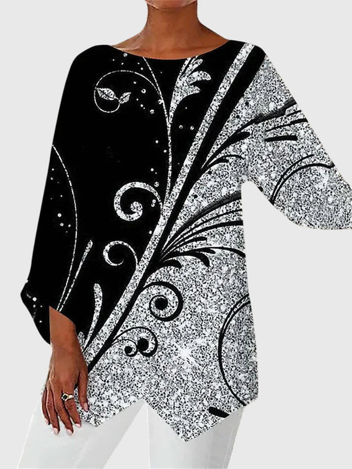 Elizabeth | Elegant Crew Neck Top