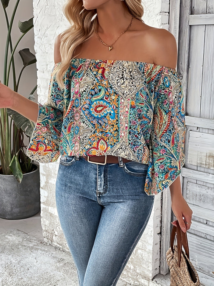 Quinn | Off-Shoulder Boho Blouse