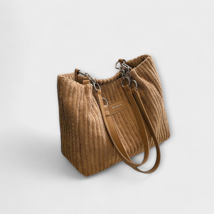 Eleanor | Soft Cord Shoulder Bag