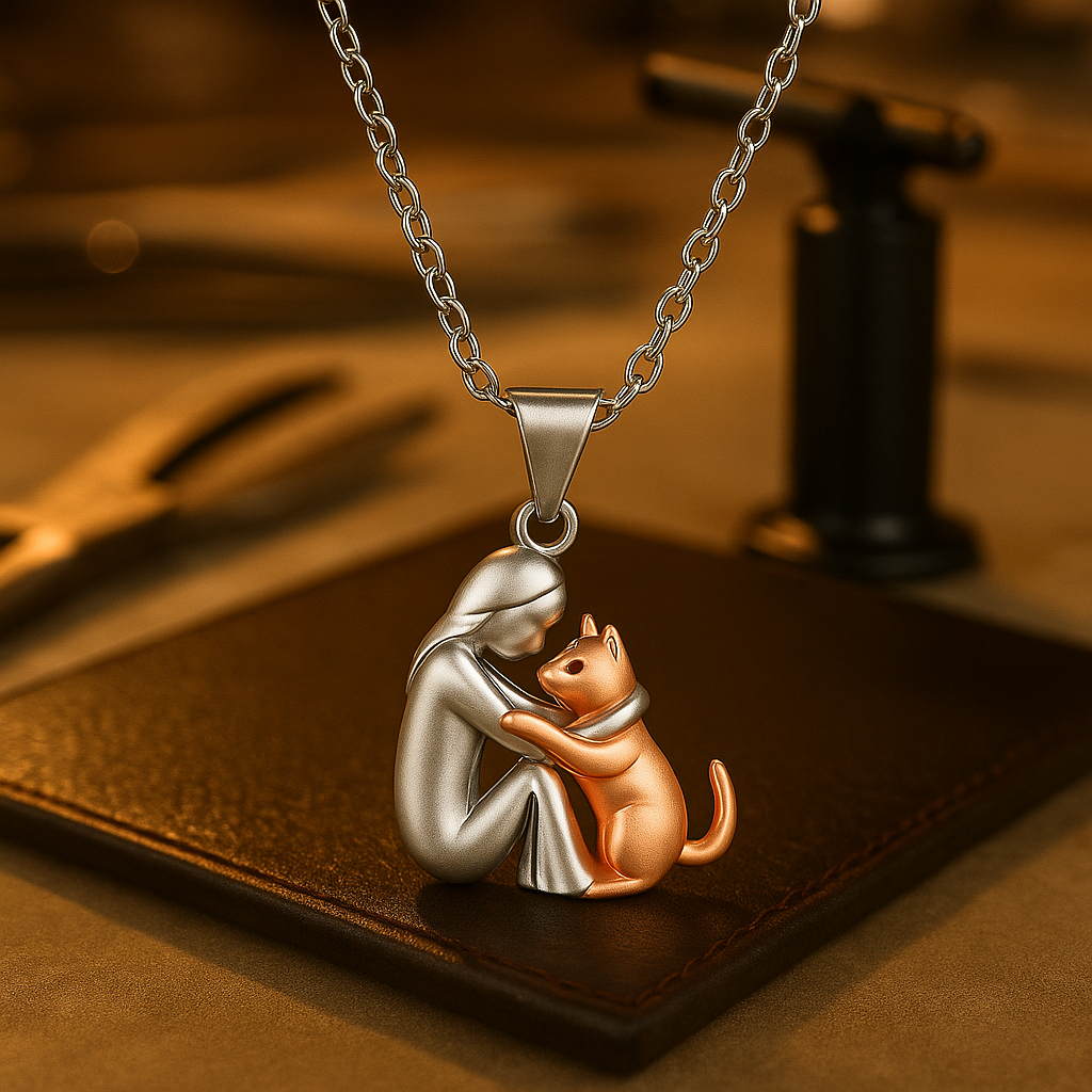 Eleanor Rose | Cat Embrace Necklace
