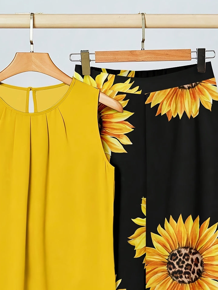 Cassidy | Sunflower Two-Piece Set