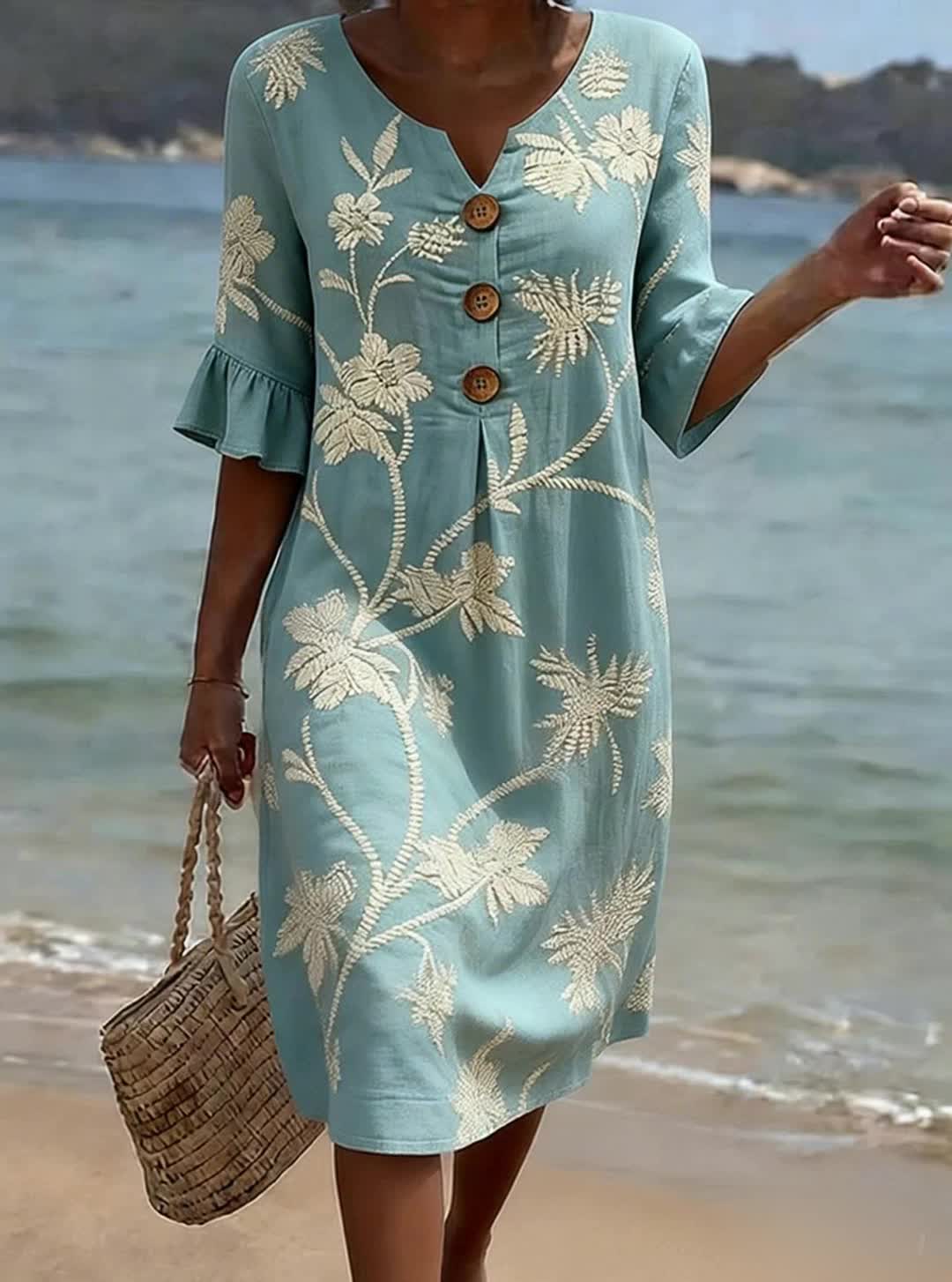 Arden | Casual Women's Dress with Floral Print