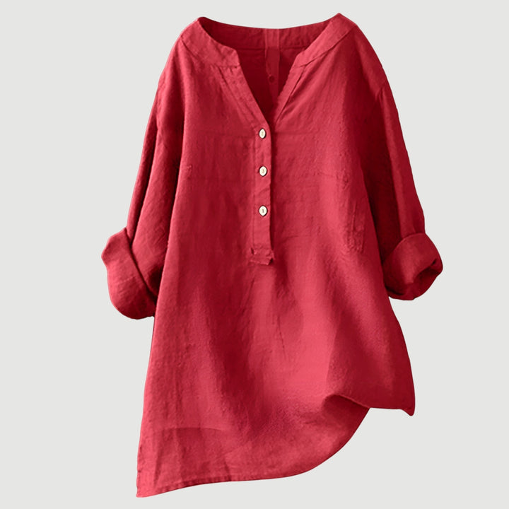 Luxuria | Airy and Comfortable Button-up Shirt