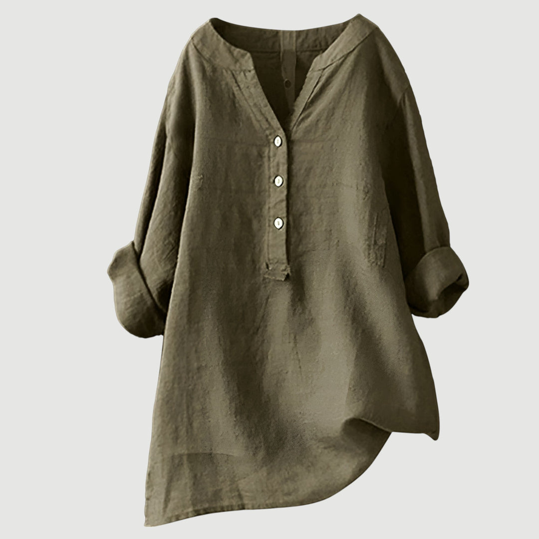 Luxuria | Airy and Comfortable Button-up Shirt
