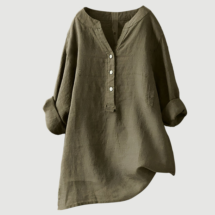 Luxuria | Airy and Comfortable Button-up Shirt
