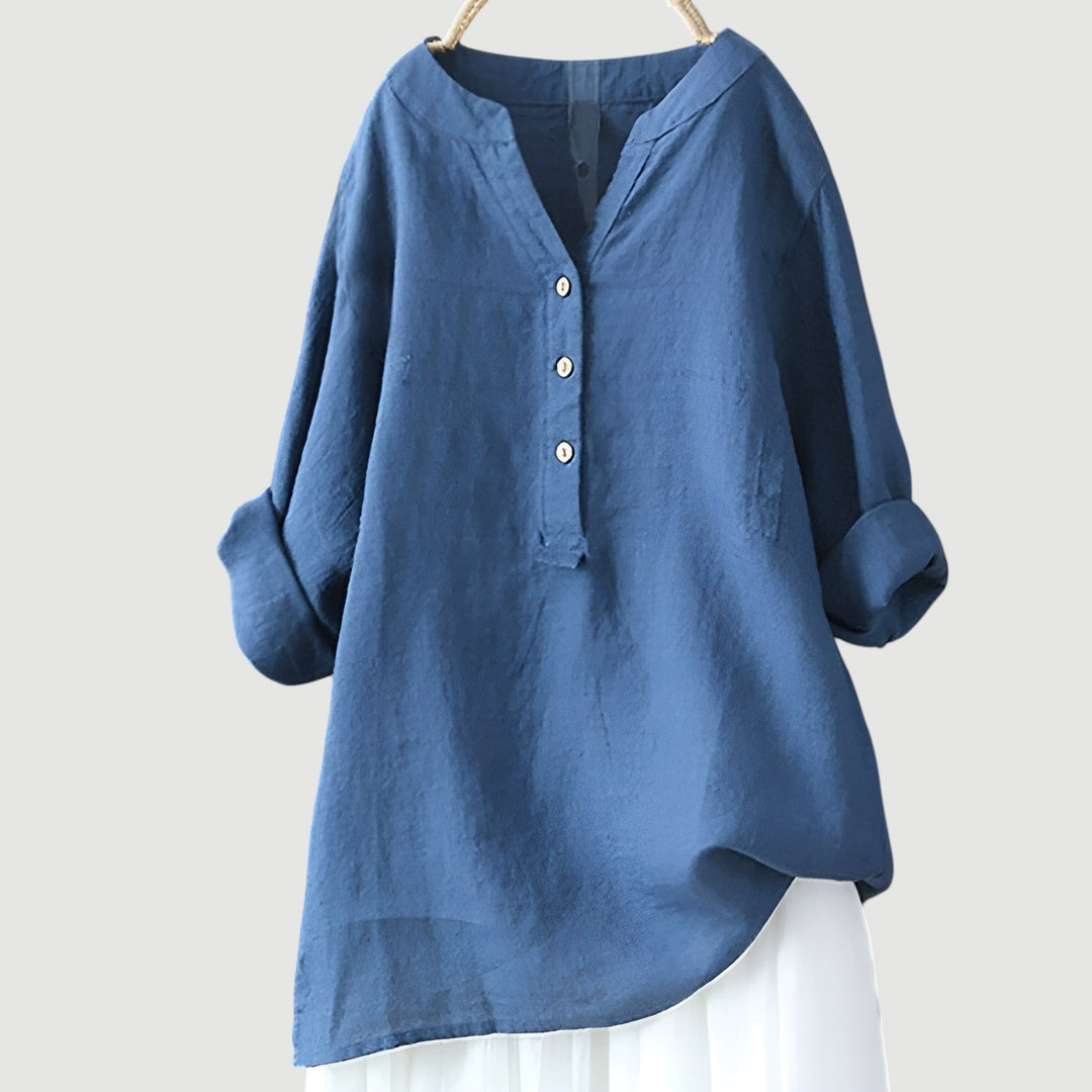 Luxuria | Airy and Comfortable Button-up Shirt